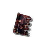 Solar Eclipse | Chunky Claw Clip - Bordeaux