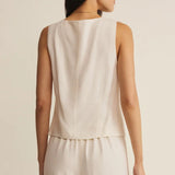 Z Supply | Roman Linen Vest - Cloud