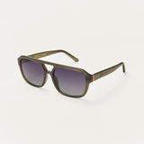 Z Supply | After Hour Polarized Sunglasses - Olive Gradient