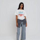 Sunny Somewhere | Cool It Cowboy Everyday Tee - Off White
