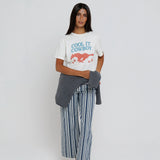 Sunny Somewhere | Cool It Cowboy Everyday Tee - Off White