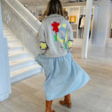 Kerri Rosenthal | Fringe Shawl Collar Cardigan - Chalk
