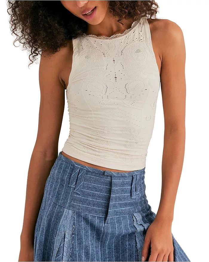 Free People | Flirty Flutters Tank - Clean Ivory