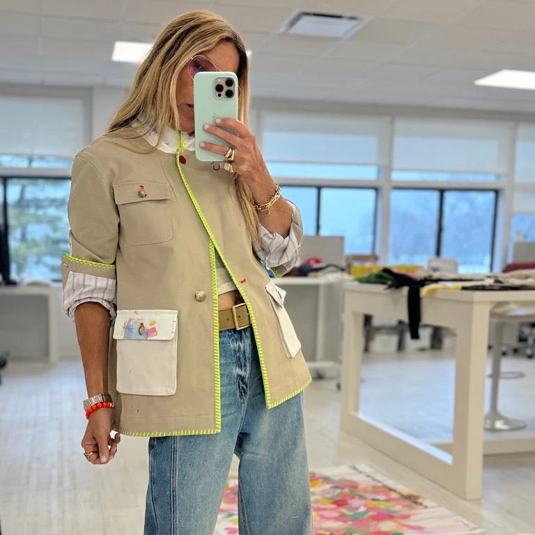 Kerri Rosenthal | Barn Blazer - Stone