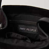Free People | Barlow Suede Bucket Bag - Black