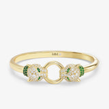 Melinda Maria | Jaguar Cuff Bracelet - Gold