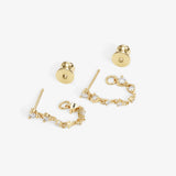 Melinda Maria | Not Your Basic Soft Hoop Earrings - Gold
