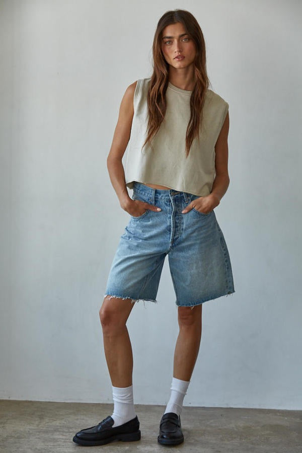 Everyday Easy Fit Tank - Beige