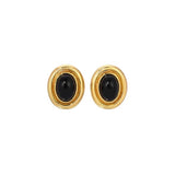 Prize Earrings - Gold/Black