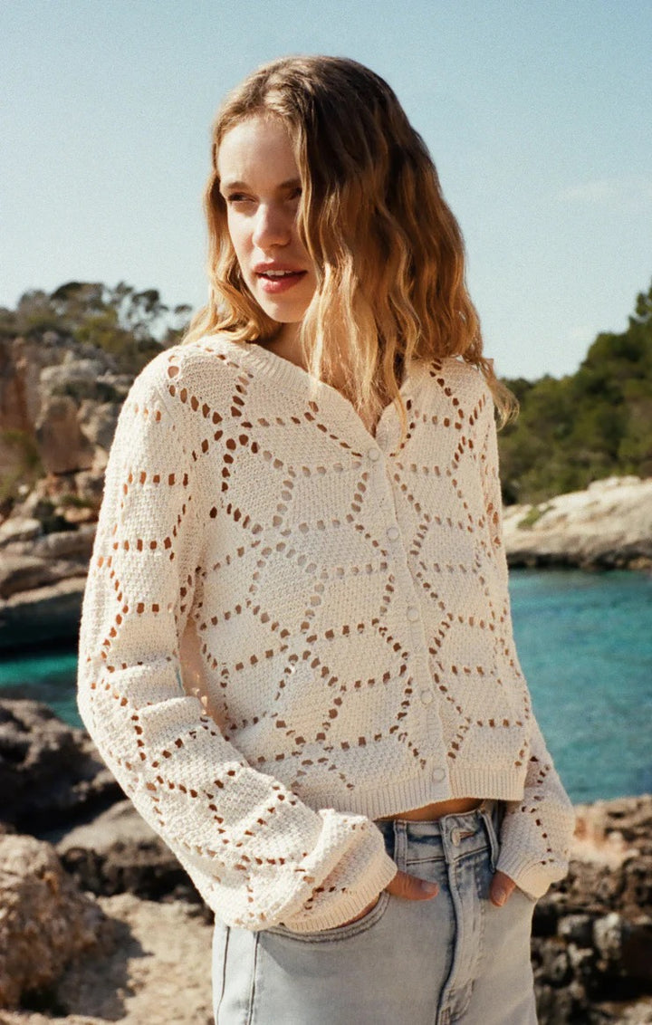 Z Supply | Rosalyn Sweater Cardigan - Crystal