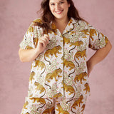 PRINTFRESH | Bagheera Short PJ Set - Blush