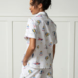PRINTFRESH | Happily Ever After Short PJ Set - Cloud