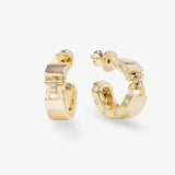 Melinda Maria | Ashley Lock Huggies - Gold