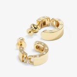 Melinda Maria | Ashley Lock Huggies - Gold