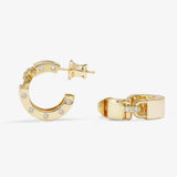 Melinda Maria | Ashley Lock Huggies - Gold