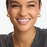 Melinda Maria | Talon 5 Row Hoops - Gold