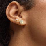 Melinda Maria | Jaguar Pave Studs - Gold