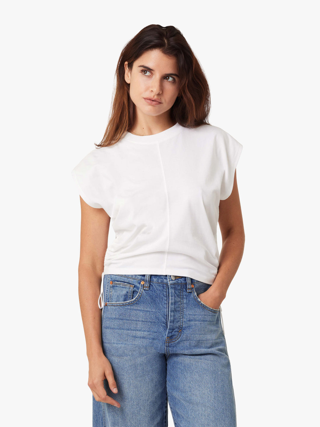 Habitual | The Luna Top - Bright White