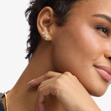 Melinda Maria | Jaguar Pave Studs - Gold