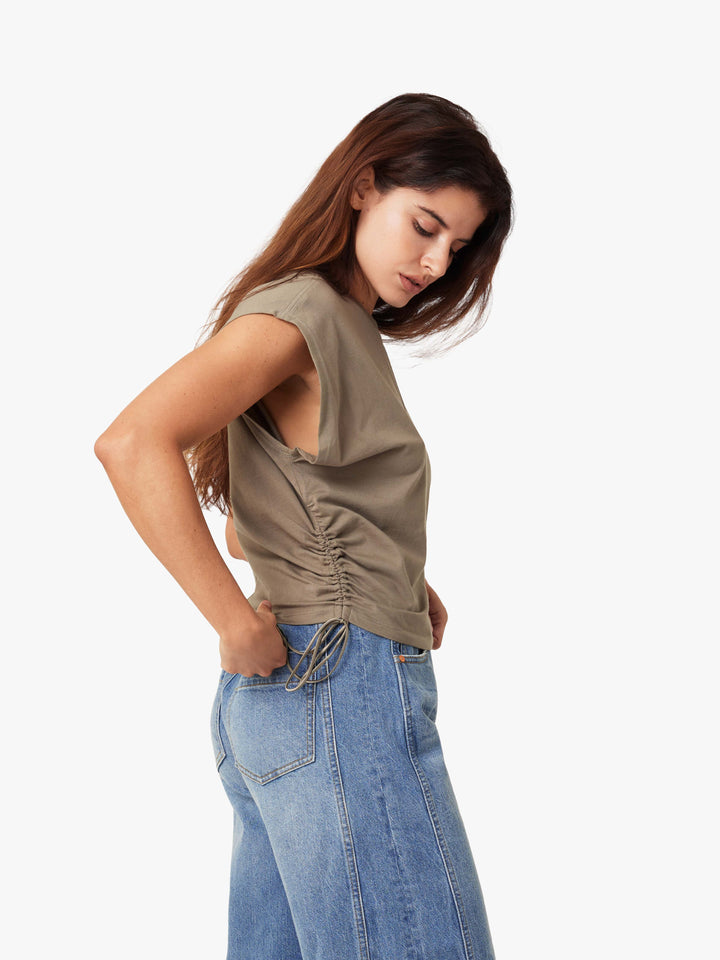 Habitual | The Luna Top- Vetiver