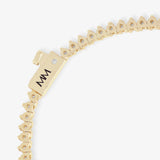 Melinda Maria | Not Your Basic Tennis Necklace  - Gold 16 in.
