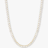 Melinda Maria | Mama Not Your Basic Tennis Necklace 16 in. - Gold