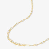 Melinda Maria | Isla Samantha Tennis Necklace - Gold