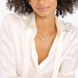 Melinda Maria | Isla Samantha Tennis Necklace - Gold