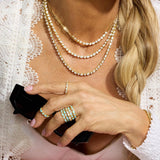 Melinda Maria | Isla Samantha Tennis Necklace - Gold