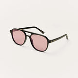 Z Supply | Tourist Polarized Sunglasses - Black/Pink