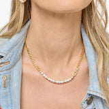 Melinda Maria | Julian Loves Pearls Necklace 5mm - Gold