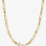 Melinda Maria | Knot Figaro Chain Necklace - Gold