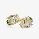 Melinda Maria | Jaguar Pave Ring - Gold