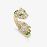 Melinda Maria | Jaguar Pave Ring - Gold