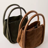 Free People | Barlow Suede Bucket Bag - Cognac