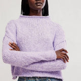 Free People | Opal Rollneck Knit Sweater - Purple Satin