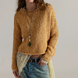 Free People | Opal Rollneck Knit Sweater - Sweet Potato