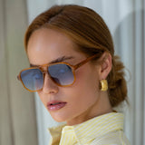 Freyrs | Billie Unisex Aviator Sunglasses - Yellow
