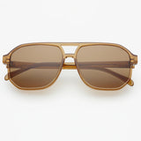 Freyrs | Billie Unisex Aviator Sunglasses - Brown