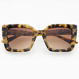 Freyrs | Coco Acetate Women's Square Sunglasses - Milky Tortoise