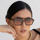 Freyrs | Havana Aviator Acetate Sunglasses - Tortoise