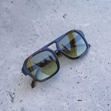 Freyrs | Havana Aviator Acetate Sunglasses - Dark Tortoise