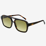Freyrs | Havana Aviator Acetate Sunglasses - Dark Tortoise
