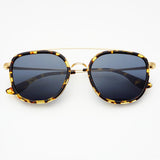 Freyrs | Weston Acetate Round Unisex Sunglasses - Tortoise/Gray
