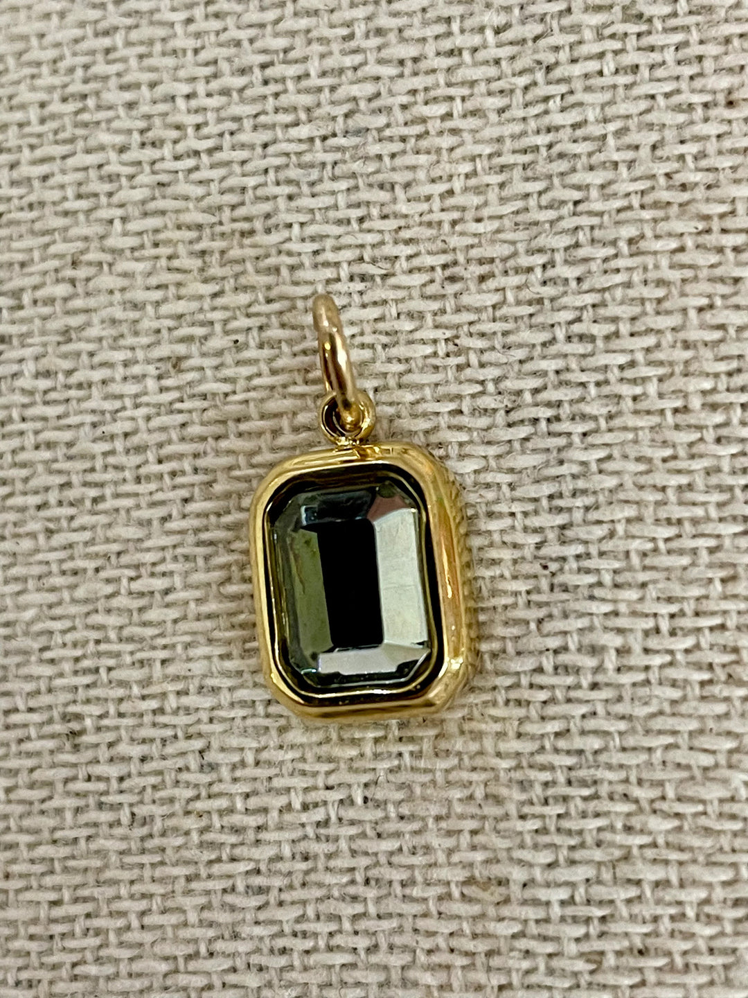 Farrah B Jewelry | Rectangle Gemstone Charms - Various Colors