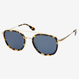 Freyrs | Weston Acetate Round Unisex Sunglasses - Tortoise/Gray