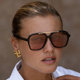 Freyrs | Spencer Acetate Unisex Sunglasses - Rose