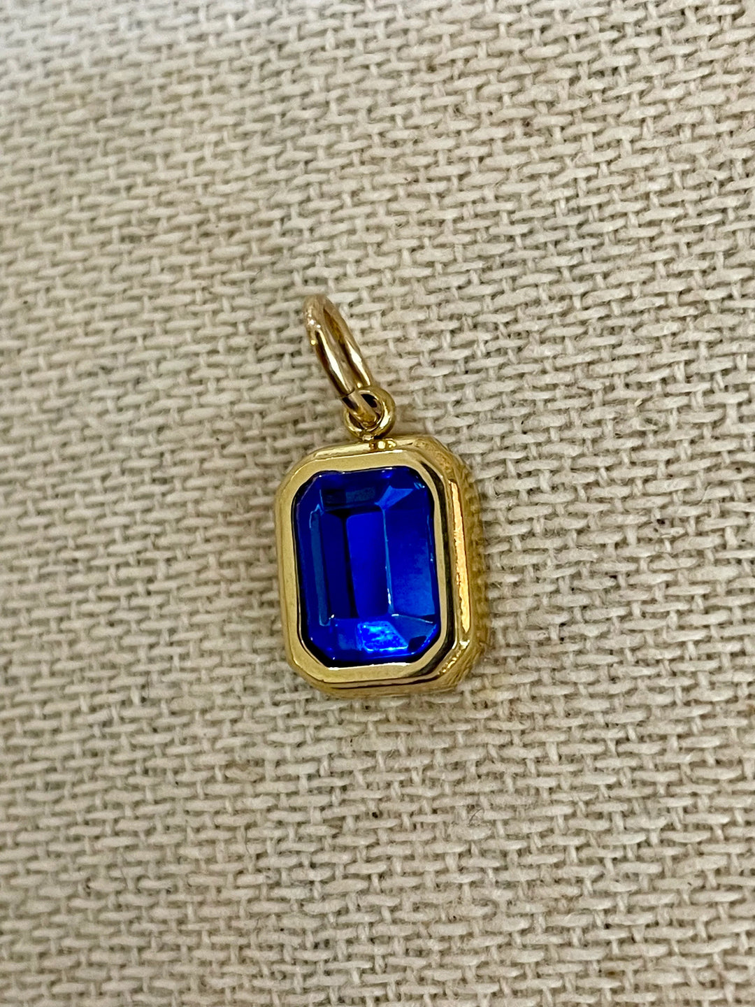 Farrah B Jewelry | Rectangle Gemstone Charms - Various Colors