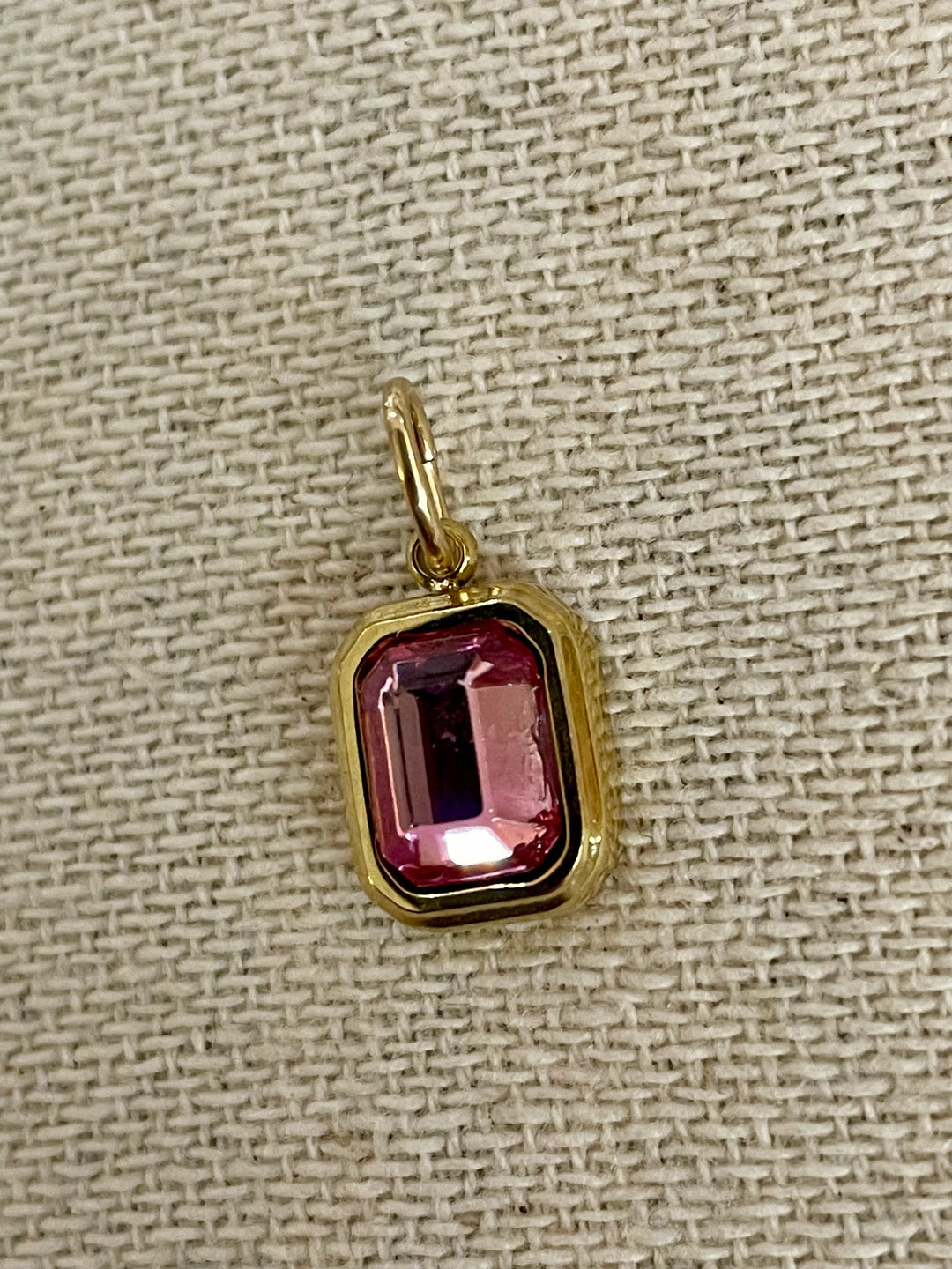 Farrah B Jewelry | Rectangle Gemstone Charms - Various Colors