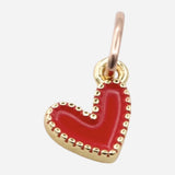 Farrah B Jewelry | Enamel Heart Charms - Various Colors